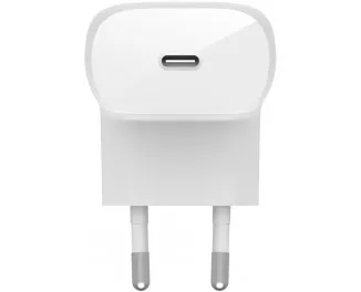 Сетевое зарядное устройство Belkin 30W PD PPS USB-С - Lightning 1m White (WCA005VF1MWH-B5)