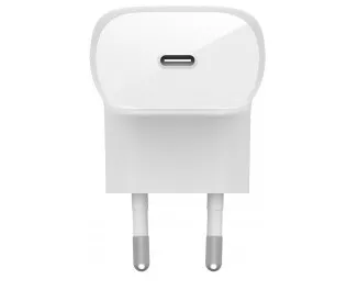 Сетевое зарядное устройство Belkin Boost Up Charge 30W USB-C PD3.0 PPS Wall Charger White w/Type-C to Type-C cable (WCA005VF1MWH-B6)