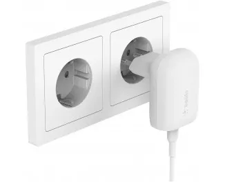 Сетевое зарядное устройство Belkin Boost Up Charge 30W USB-C PD3.0 PPS Wall Charger White w/Type-C to Type-C cable (WCA005VF1MWH-B6)