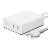 Сетевое зарядное устройство Belkin Boost Up Charge Pro GaN 4-Ports Charger 108W (WCH010VFWH) White 