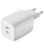 Сетевое зарядное устройство Belkin BoostCharge Pro Dual USB-C GaN Wall Charger with PPS 65W White (WCH013vfWH)