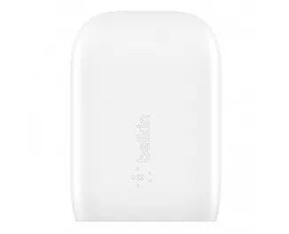 Мережевий зарядний пристрій Belkin BoostCharge USB-C Wall Charger 20W + USB-C/USB-C Cable White (WCA005vf1MWH-B6)