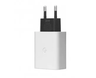 Мережевий зарядний пристрій Google USB-C Wall Charger Pixel 30W Clearly White (GA03502-EU)