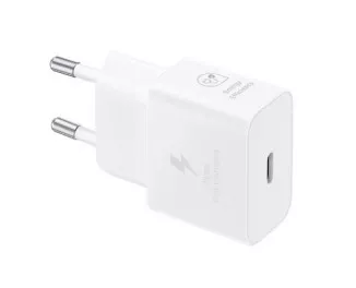 Мережевий зарядний пристрій Samsung 25W PD Power Adapter (w/o cable) White (EP-T2510NWEGEU)
