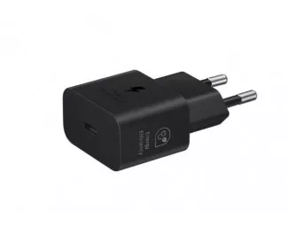 Сетевое зарядное устройство Samsung 25W PD Power Adapter (with Type-C cable) Black (EP-T2510XBEGEU)