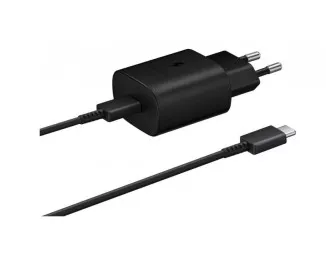 Сетевое зарядное устройство Samsung 25W PD Power Adapter (with Type-C cable) Black (EP-TA800XBEGRU)