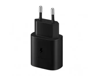 Сетевое зарядное устройство Samsung 25W PD Power Adapter (with Type-C cable) Black (EP-TA800XBEGRU)