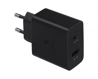 Мережевий зарядний пристрій Samsung EP-TA220 35W (EP-TA220NBEGRU) Black
