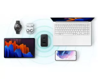 Мережевий зарядний пристрій Samsung EP-TA220 35W (EP-TA220NBEGRU) Black