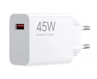 Сетевое зарядное устройство Xiaomi 45W Turbo Charging (Type-A) White (BHR07SLEU)