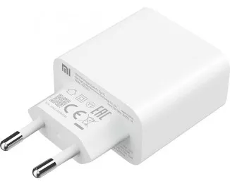 Сетевое зарядное устройство Xiaomi Mi 33W Wall Charger (Type-A + Type-C) (BHR4996GL) EU White