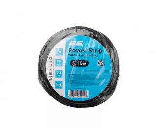 Мережевий фільтр 2E 1XCEE7/17 2G*1.0мм2 15м black (2E-PC210M15)