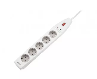 Мережевий фільтр 2E 5хSchuko, 2 м (2E-SP515M2WH)