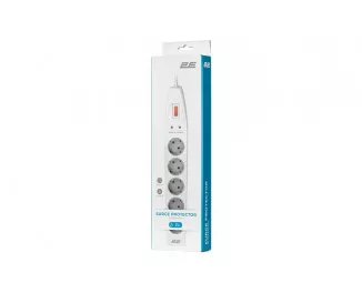 Мережевий фільтр 2E 5хSchuko, 2 м (2E-SP515M2WH)