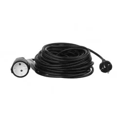 Сетевой удлинитель 2E 1XCEE7/17, 2G*1.0мм, 15м, black (2E-PC210M15)
