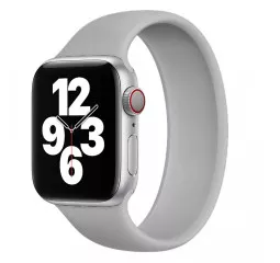 Силиконовый монобраслет для Apple Watch 42/44mm Solo Loop Gray (M/160-170mm)