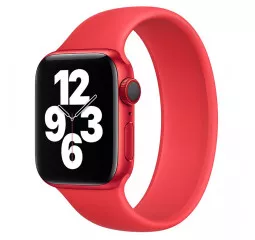 Силиконовый монобраслет для Apple Watch 42/44mm Solo Loop Red (M/160-170mm)