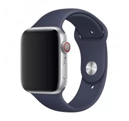 Силиконовый ремешок для Apple Watch 38/40/41mm Apple Sport Band Midnight Blue (MTPH2)
