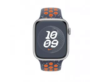 Силіконовий ремінець для Apple Watch 40mm Apple Nike Sport Band Blue Flame - S/M (MC2E4)