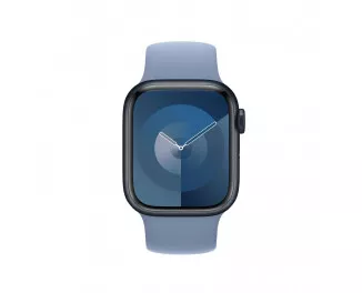 Силіконовий ремінець для Apple Watch 41mm Apple Solo Loop Winter Blue (MTAQ3), Size 8