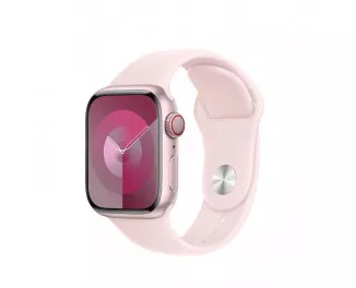 Силиконовый ремешок для Apple Watch 41mm Apple Sport Band Light Pink - S/M (MT2Y3)