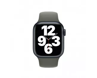 Силиконовый ремешок для Apple Watch 41mm Apple Sport Band Olive - S/M (MR2X3)