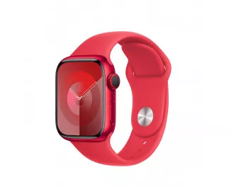 Силиконовый ремешок для Apple Watch 41mm Apple Sport Band (PRODUCT)RED - M/L (MT323)