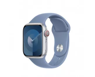 Силиконовый ремешок для Apple Watch 41mm Apple Sport Band Winter Blue - M/L (MT363ZM/A)