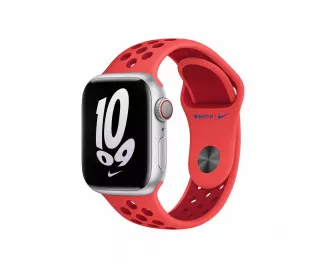 Силиконовый ремешок для Apple Watch 42mm Apple Nike Sport Band Bright Crimson/Gym Red - S/M (MPGX3)