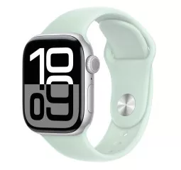 Силиконовый ремешок для Apple Watch 42mm Apple Sport Band Aquamarine - M/L (MDT44)