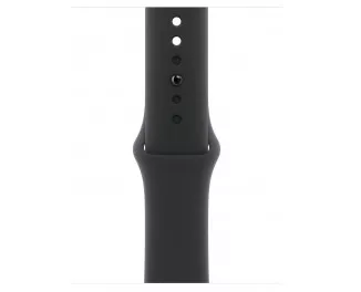 Силіконовий ремінець для Apple Watch 42mm Apple Sport Band Black - M/L (MXLK3)