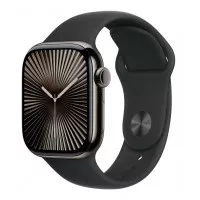 Силиконовый ремешок для Apple Watch 42mm Apple Sport Band Black - S/M (MXLJ3)
