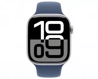 Силіконовий ремінець для Apple Watch 42mm Apple Sport Band Denim - M/L (MXLF3)