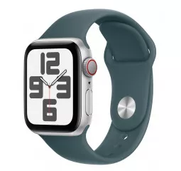 Силиконовый ремешок для Apple Watch 42mm Apple Sport Band Lake Green - S/M (MXL93)