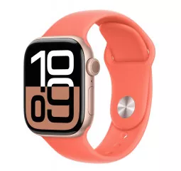 Силиконовый ремешок для Apple Watch 42mm Apple Sport Band Tangerine - S/M (MDRY4)