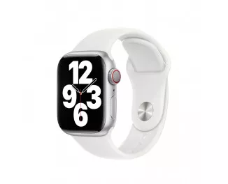 Силиконовый ремешок для Apple Watch 42mm Apple Sport Band White - S/M (MP6W3)