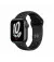 Силиконовый ремешок для Apple Watch 44/45/46 mm Apple Nike Sport Band Anthracite/Black (ML883)