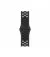 Силиконовый ремешок для Apple Watch 44/45/46 mm Apple Nike Sport Band Anthracite/Black (ML883)