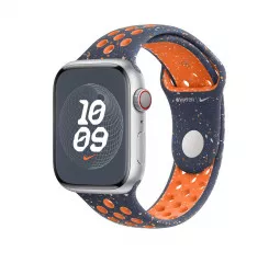 Силиконовый ремешок для Apple Watch 44/45/46 mm Apple Nike Sport Band Blue Flame - S/M (MUV83ZM/A)
