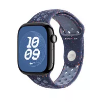 Силіконовий ремінець для Apple Watch 44/45/46 mm Apple Nike Sport Band Blue Ribbon - M/L (MGCA4) Силіконовий ремінець для Apple Watch 44/45/46 mm Apple Nike Sport Band Blue Ribbon - M/L (MGCA4)