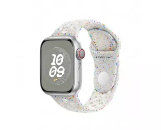 Силиконовый ремешок для Apple Watch 44/45/46 mm Apple Nike Sport Band Pure Platinum - S/M (MUV03)