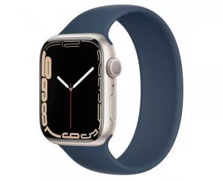 Силиконовый ремешок для Apple Watch 44/45/46 mm Apple Solo Loop Abyss Blue (MKY03), Size 11