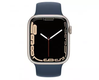 Силиконовый ремешок для Apple Watch 44/45/46 mm Apple Solo Loop Abyss Blue (MKY13), Size 12