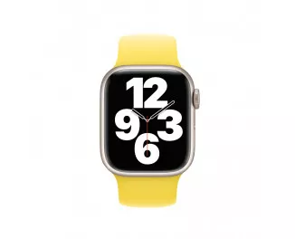 Силіконовий ремінець для Apple Watch 44/45/46 mm Apple Solo Loop Canary Yellow (MQW33), Size 4