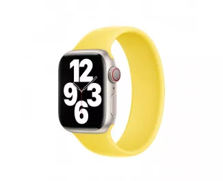 Силиконовый ремешок для Apple Watch 44/45/46 mm Apple Solo Loop Canary Yellow (MQW43), Size 5