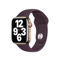 Силиконовый ремешок для Apple Watch 44/45/46 mm Apple Sport Band Dark Cherry (MKV13)