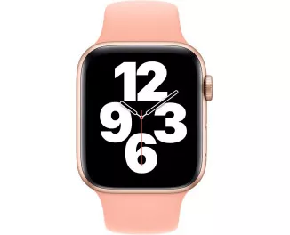Силіконовий ремінець для Apple Watch 44/45/46 mm Apple Sport Band Grapefruit (MXNY2)