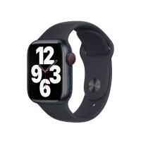 Силиконовый ремешок для Apple Watch 44/45/46 mm Apple Sport Band Midnight - M/L (MPLU3)
