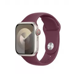 Силиконовый ремешок для Apple Watch 44/45/46 mm Apple Sport Band Mulberry - M/L (MT403ZM/A)