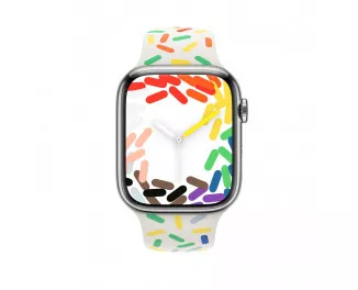 Силиконовый ремешок для Apple Watch 44/45/46 mm Apple Sport Band Pride Edition - S/M (MRTN3)
